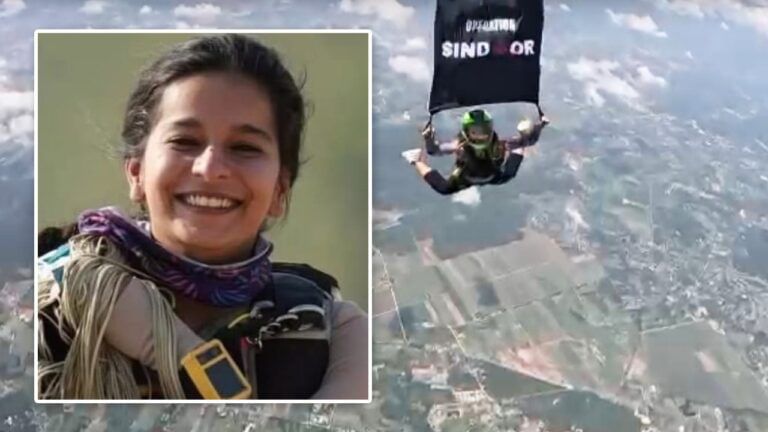 ऑपरेशन सिंदूर सातवें आसमान पर…झंडा लेकर 12 हजार फीट से लगाया गया छलांग