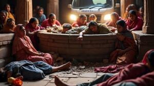कुआं पूजन कर रही थी महिलाएं, बेकाबू वैन ने रौंदा, दिल दहलाने वाला Video कुआं पूजन कर रही थी महिलाएं, बेकाबू वैन ने रौंदा, दिल दहलाने वाला Video