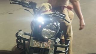 लखनऊ में दरोग़ा की निकल गई हेकड़ी, ‘ख़ाकी’ नंबर प्लेट वाली बुलेट का कटा 5000 का चालान