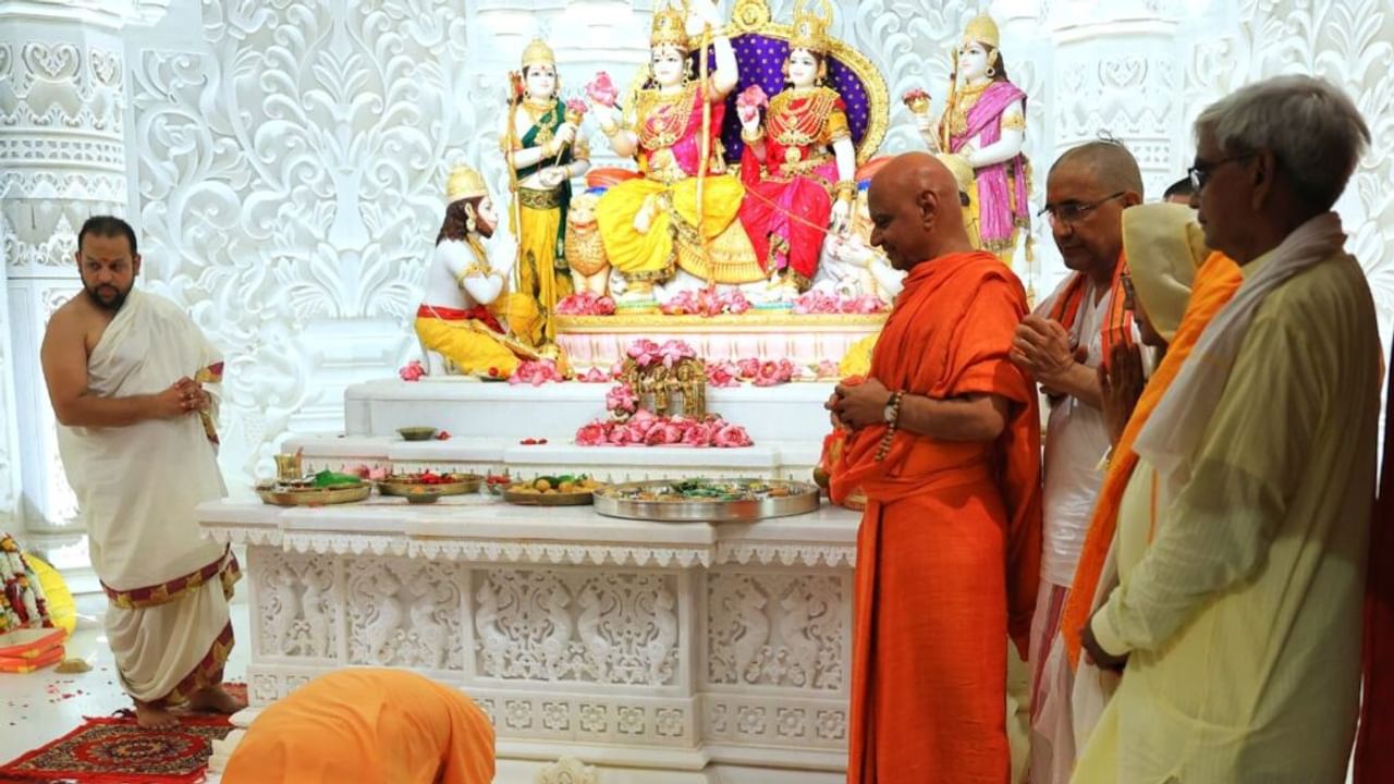 अयोध्या में आज से रामराज! माता सीता संग विराजे प्रभु राम, साथ में तीनों भईया और हनुमान