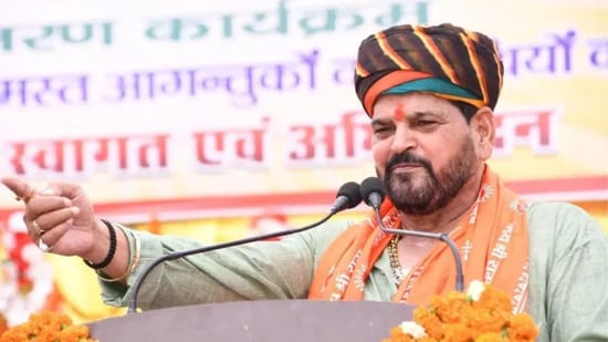 हनुमानगढ़ी की सीढ़ियों पर नहीं, परिसर में पढ़ी गई थी नमाज; बृजभूषण