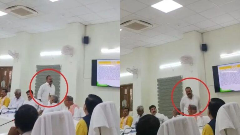 देवरिया: अफसरों पर भड़के BJP विधायक, बीच में छोड़ी मीटिंग, लगाए आरोप