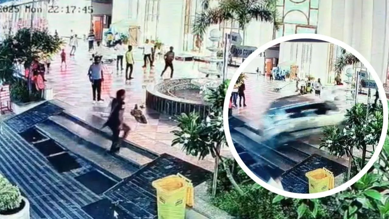 दोस्त का बर्थडे सेलिब्रेट कर रहा था अजीत, तभी होटल में घुसी हाईस्पीड कार ने कुचला, Video