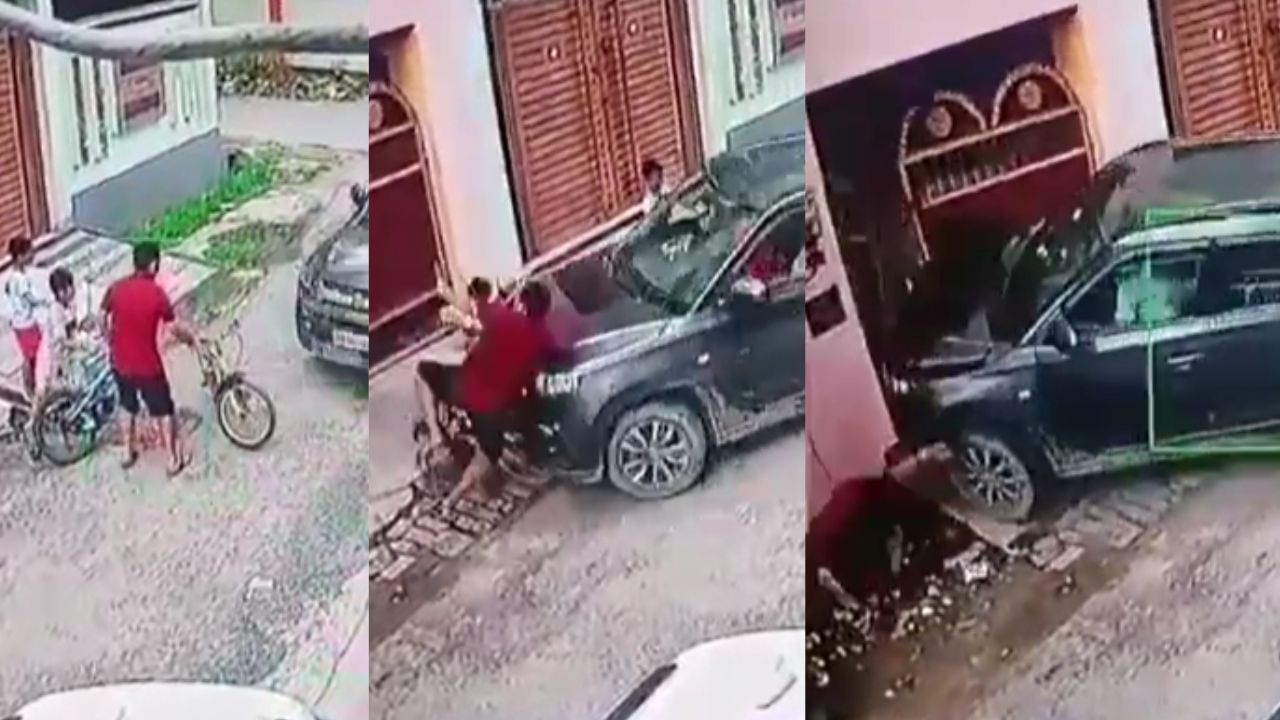 लखनऊ: कार से रौंदने का VIDEO…  3 दिन ICU में रहा एक बच्चा, 8 दिन बाद दर्ज हुई FIR; घर में घुसी बेलगाम SUV