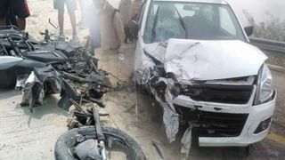 ग्रेटर नोएडा में भीषण सड़क हादसा, कार और बाइक की आमने-सामने टक्कर में 4 लोगों की मौत