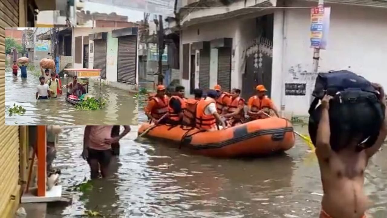 प्रयागराज के हजारों घरों में घुसा पानी, बाढ़ से पूरे शहर में त्राहिमाम… एनडीआरएफ 24 घंटे तैनात-फोटो