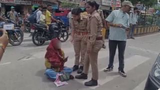 SP ऑफिस में सिपाही की पत्नी का हाईवोल्टेज ड्रामा, मासूम को जमीन पर रखकर जान देने की कोशिश की