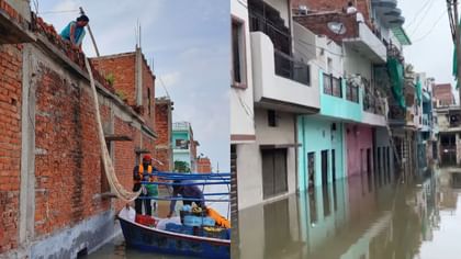 यूपी के 17 जिलों में बाढ़ की आफत, वाराणसी के 84 घाट डूबे