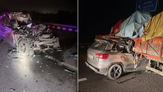 अमेठी में भीषण हादसा, पूर्वांचल एक्सप्रेस वे पर ट्रक में पीछे से घुसी कार; 3 की मौके पर मौत