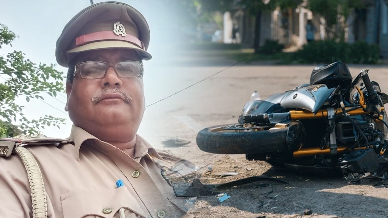 संभल: 2 बाइकों की जोरदार टक्कर, एक दरोगा की मौत, साथी SI भी घायल
