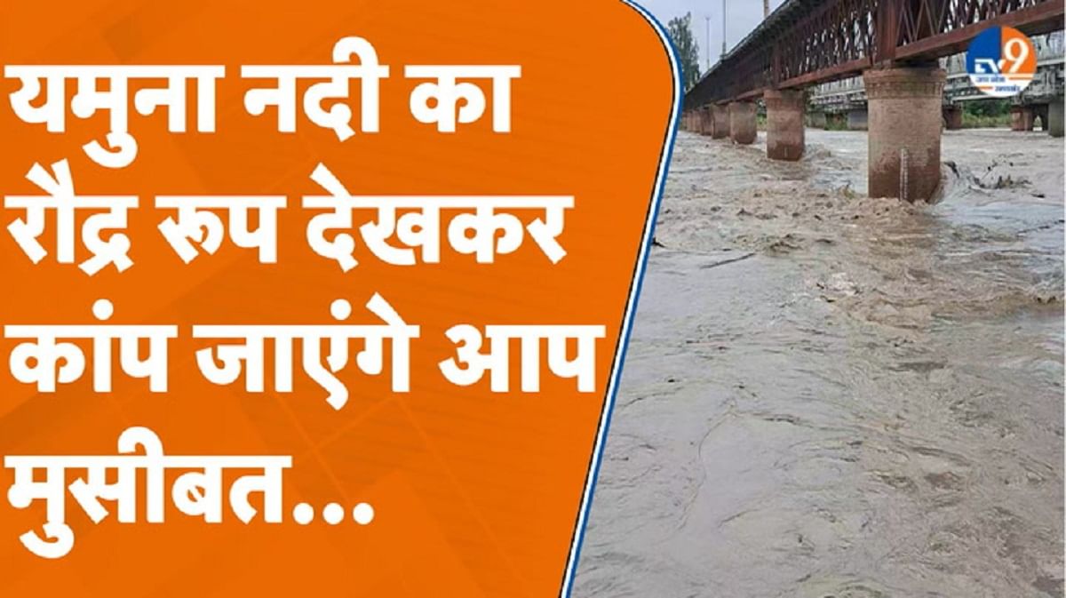 यमुना का रौद्र रूप देखकर कांप जाएंगे आप
