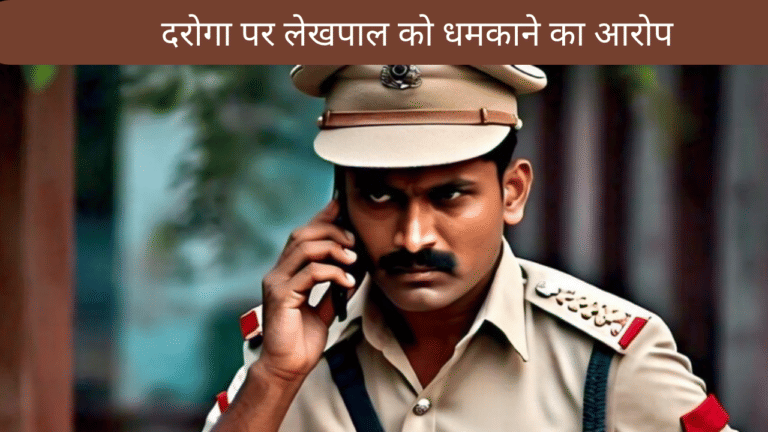 बताऊं क्या ताकत? पैमाइश के दौरान हुआ बवाल, दरोगा ने लेखपाल को धमकाया