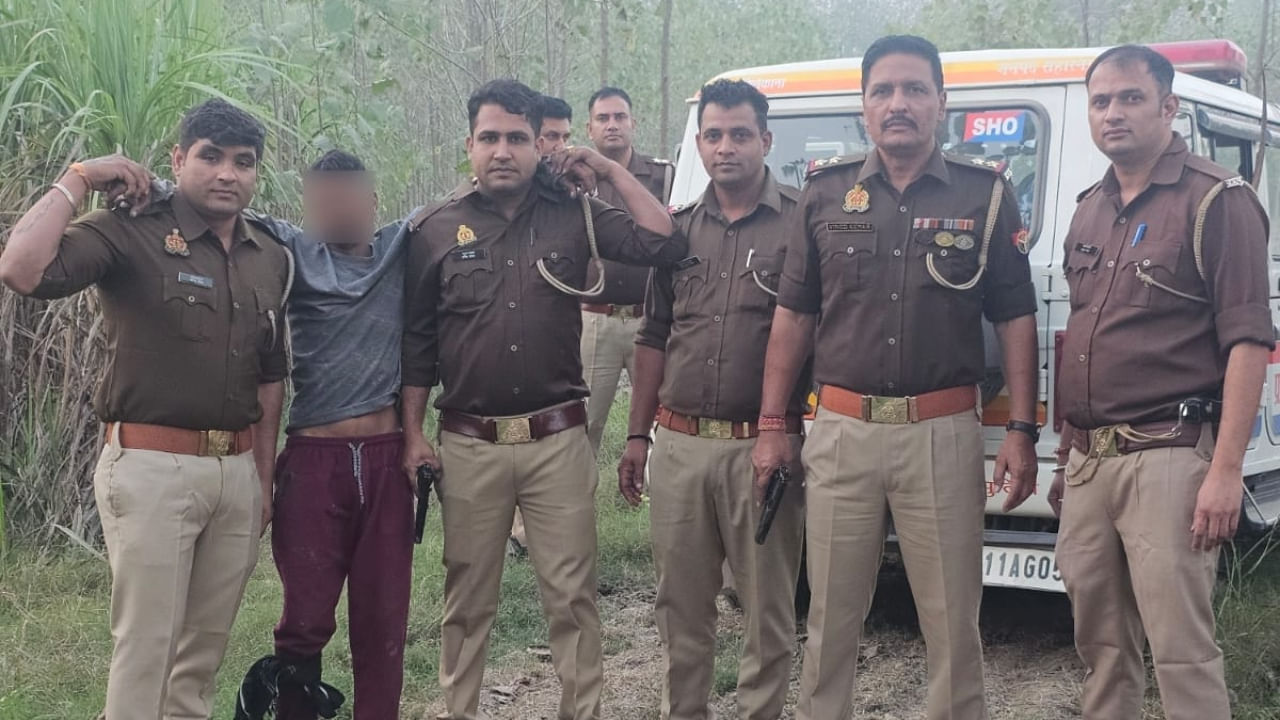 जंगल में काटने जा रहा था गाय, इतने में पहुंची गई पुलिस; मुठभेड़ में कुख्यात भूरा गिरफ्तार