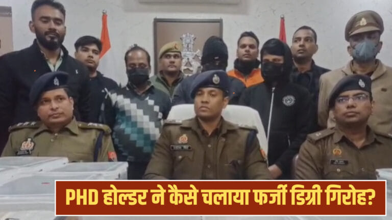 लखनऊ में फर्जी डिग्री का काला कारोबार, सरगना PHD होल्डर समेत 3 अरेस्ट