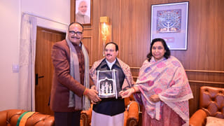 ब्रजेश पाठक के घर पहुंचे जेपी नड्डा, आधे घंटे चली बातचीत; पंकज चौधरी भी रहे मौजूद