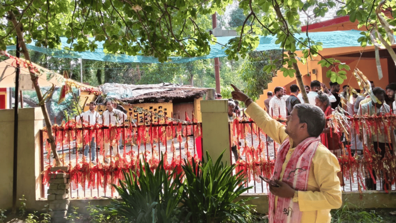 महाभारत काल के पारिजात वृक्ष पर फिर खिले फूल, बाराबंकी में उमड़ी पर्यटकों की भीड़