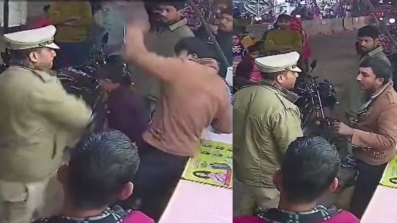 कानपुर में थप्पड़बाज दरोगा… वाहन चेकिंग का वीडियो बनाते देख भड़का SI, बीच सड़क पर दी ये सजा; Video