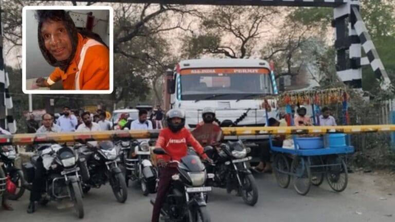 रेलवे फाटक बंद करके खोलना भूला नशे में टुन्न गेटमैन, लगा 1 KM लंबा जाम