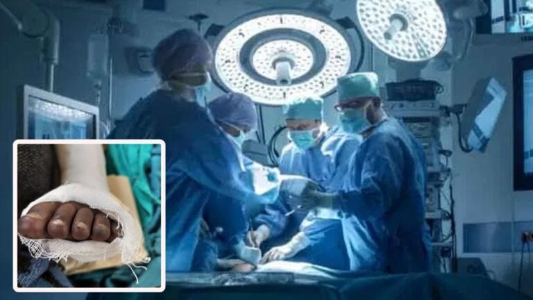 काटना पड़ा 5 साल की बच्ची का पैर, डॉक्टर पर लगा गलत इलाज का आरोप