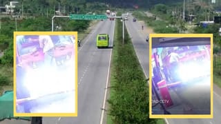 बाराबंकी में ओवरटेक को लेकर बवाल, युवक को बंपर पर लटकाकर 2 किलोमीटर तक डीसीएम चालक ने दौड़ाई गाड़ी