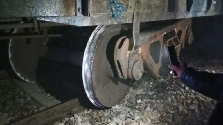 ट्रैक पर सांड, लोको पायलट के इमरजेंसी ब्रेक लगाते ही मालगाड़ी डिरेल