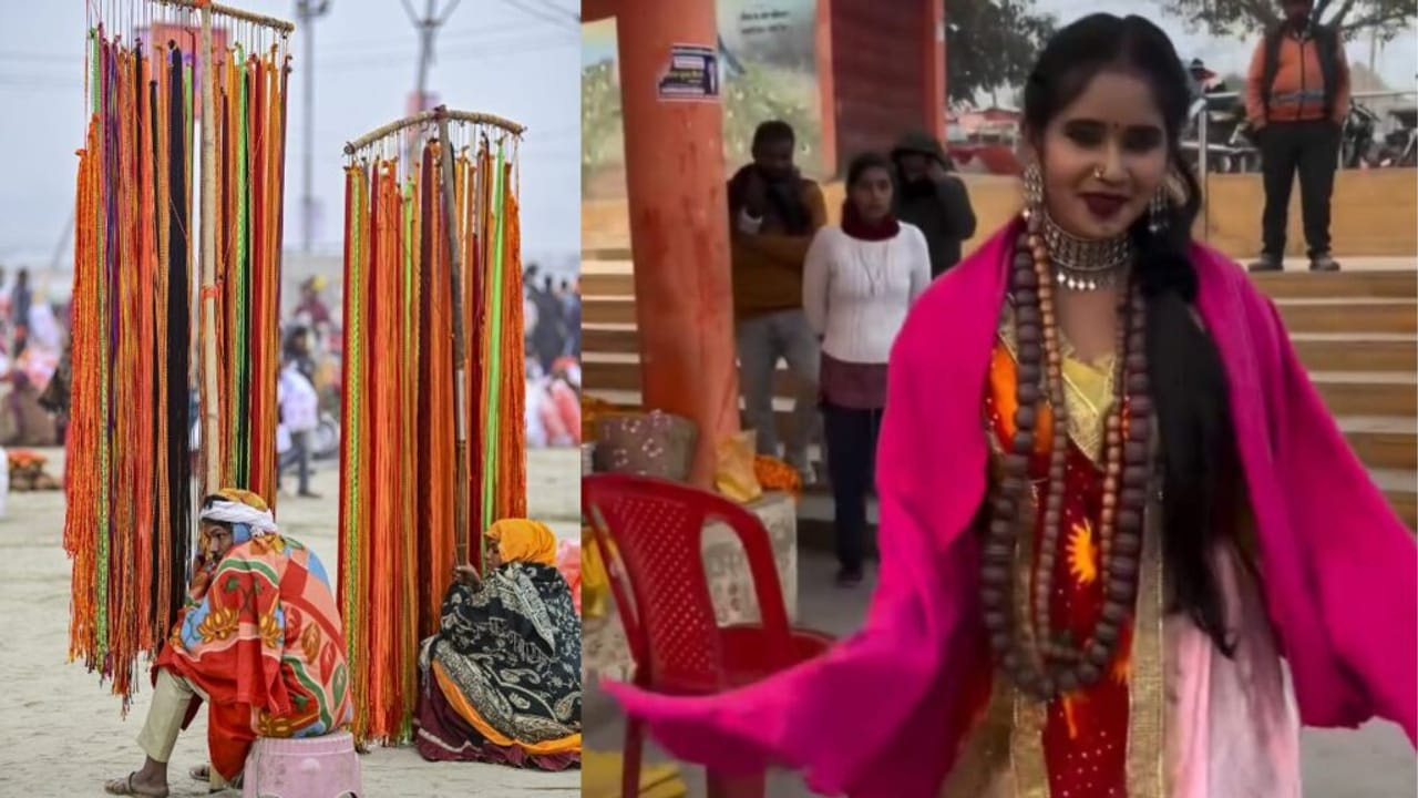 कड़ाके की ठंड में दिखा आस्था का दम… माघ मेले में 10 घाटों पर उमड़े साधु-संत, आप भी देखें मनमोहक तस्वीरें