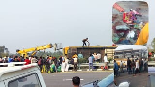 पूर्वांचल एक्सप्रेसवे पर फिर बड़ा हादसा… यात्रियों से भरी डबल डेकर बस पलटी, 5 यात्रियों की मौत; मचा हाहाकार