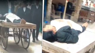 हाय री व्यवस्था! कोर्ट में महिला वकील को आया हार्ट अटैक, नहीं मिली एंबुलेंस तो ठेले पर पहुंचाया अस्पताल