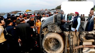 आगरा-लखनऊ एक्सप्रेसवे पर हादसे में घायल हुआ बच्चा, देखते ही खुद बचाने दौड़े अखिलेश; सामने आईं तस्वीरें