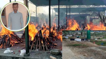 नशे की लत या पत्नी का वियोग… श्मशान में युवक ने रेत लिया खुद का गला