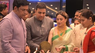 धक-धक गर्ल माधुरी दीक्षित का गोरखपुर में धमाल, एक झलक के लिए हॉस्टल की छत पर चढ़ गई छात्राएं, ऐसे किया स्वागत