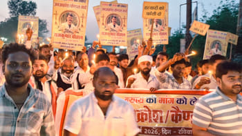 राजकुमार चौहान हत्याकांड पर उबाल, CBI जांच की मांग; निकला कैंडल मार्च