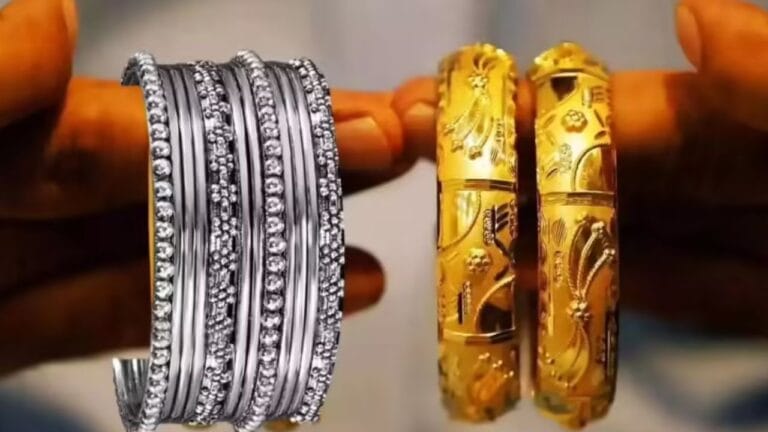 सोना 12,000, चांदी 32,000 रुपये हुई सस्ती, जाने UP के शहरों का रेट