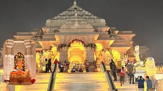 प्रकटोत्सव पर पीतांबरी में सजे अखिल ब्रह्मांड के नायक, ठीक 12 बजे होगी राम जी की महाआरती