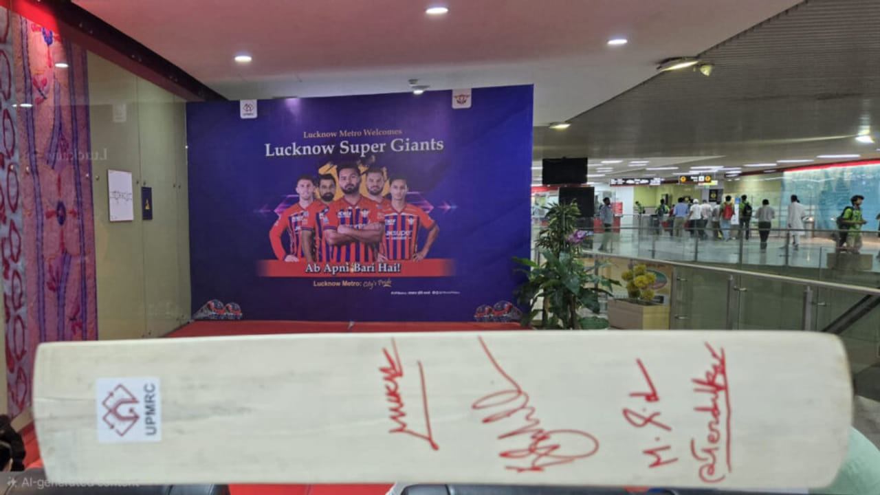 लखनऊ मेट्रो पर LSG के सितारे; फैंस से मिले विलियमसन और अर्जुन तेंदुलकर, दिए ‘सफलता के मंत्र’- PHOTOS