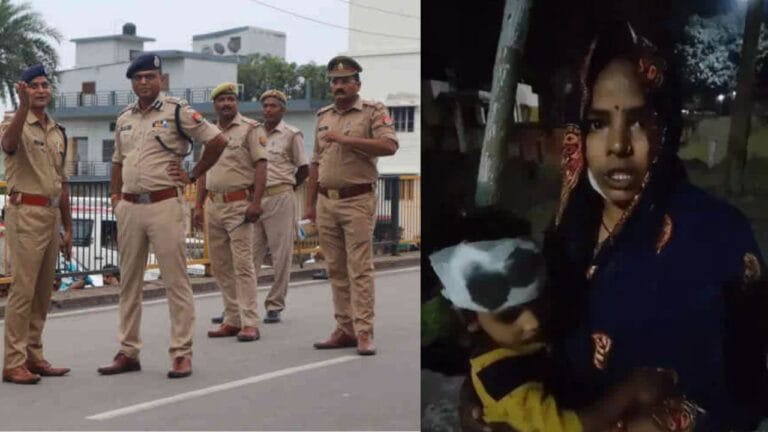 महिला को टक्कर मारा, फिर गोद से बच्चे को छीन ले गए बदमाश; ऐसे बची जान