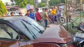 टेस्ट ड्राइव पर निकली महिला ने लखनऊ की सड़कों पर बरपाया कहर, 11 गाड़ियों को मारी टक्कर; कई घायल