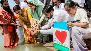 ‘आई लव यू पापा’… प्रतीक यादव की अस्थियां हरिद्वार में विसर्जित, बेटी के कार्ड ने सबको रुलाया
