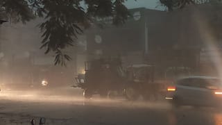 लखनऊ में सुबह 9 बजे ही छा गया अंधेरा, तेज हवाओं के साथ बारिश, जाने कैसा रहेगा मौसम