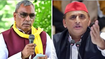 'सच अपने आप बाहर आ जाता है', OP राजभर की जुबान फिसलने पर अखिलेश का तंज