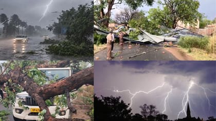 UP में आफत बन आई आंधी-बारिश, 56 लोगों की मौत; 38 जिलों में येलो अलर्ट