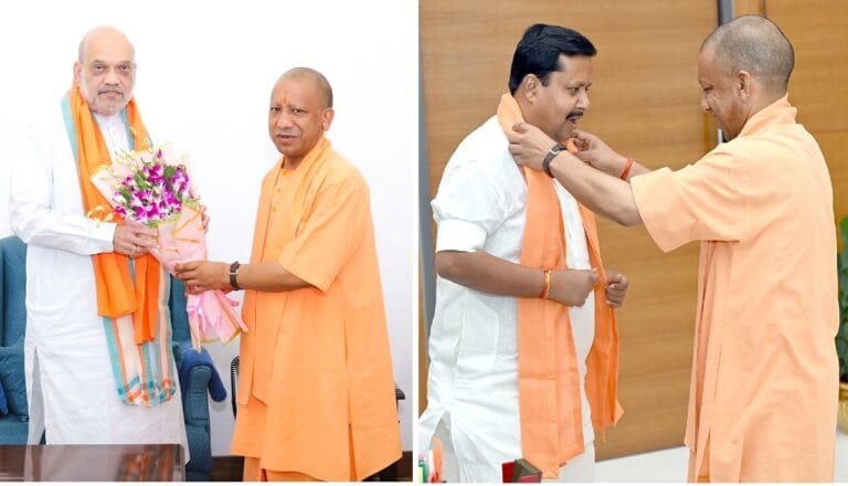 सीएम योगी आदित्यनाथ ने गृह मंत्री अमित शाह और बीजेपी अध्यक्ष नितिन नवीन से की मुलाकात