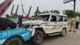 यमुना एक्सप्रेसवे पर बड़ा हादसा, विधायक के एस्कॉर्ट गाड़ी को रॉन्ग साइड से ट्रक ने रौंदा; दरोगा की मौत