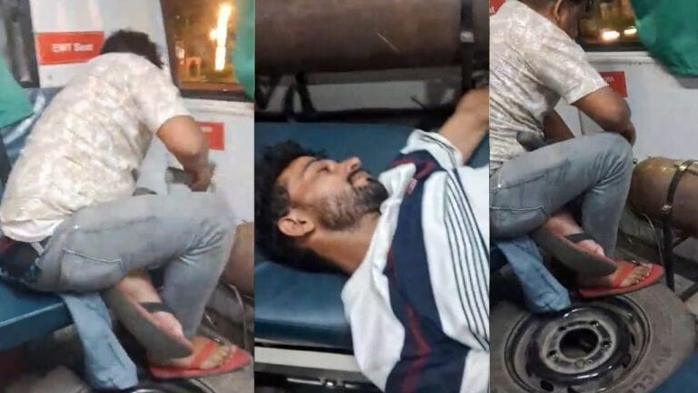 ऑक्सीजन सिलेंडर खोलने में नाकाम रहा स्टाफ, फिर बरसाए हथौड़े ही हथौड़े