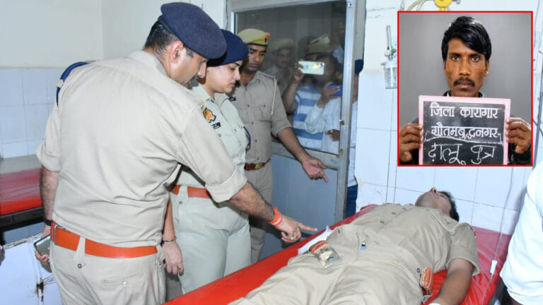 बदायूं में देर रात पुलिस-बदमाश में मुठभेड़, 50 हजार का इनामी बदमाश ढेर