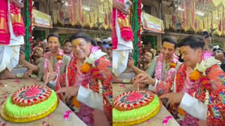 बांके बिहारी मंदिर में बर्थडे सेलिब्रेशन से बवाल, बरेली मेयर ने VIP कटघरे में काटा केक