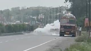 झांसी-कानपुर हाईवे पर गैस रिसाव से मचा हड़कंप, LPG की अफवाह से 2 KM लंबा जाम