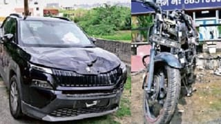नोएडा में तेज रफ्तार का कहर! नर्सिंग स्टाफ को कार से रौंदा, बाइक समेत 10 मीटर तक घसीटा; मौत