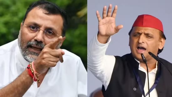 निशिकांत दुबे को सपा ने भेजा लीगल नोटिस, अखिलेश ने दिया था 10 मिनट