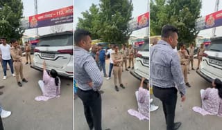 भाई-बहन के बीच फॉर्च्यूनर को लेकर विवाद, थाने पर हाई वोल्टेज ड्रामा